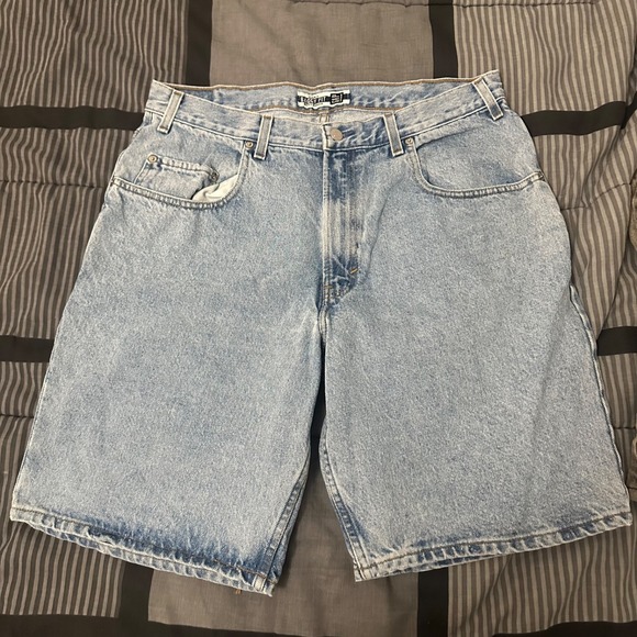 GAP Other - Vintage Gap Jean Shorts Men's 36 Blue Baggy Fit Denim Shorts USA Made
